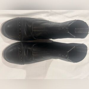 Black Leather Kids Paddock Boots